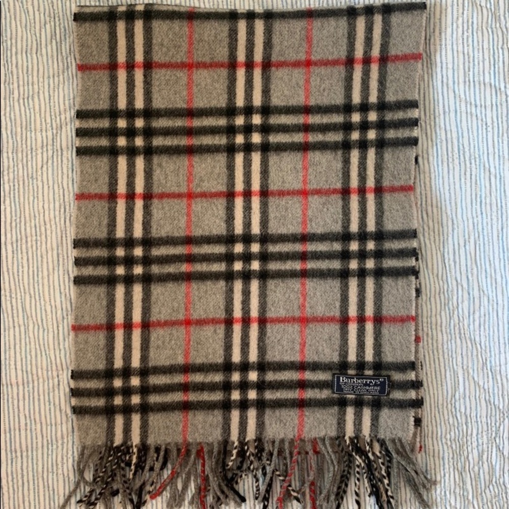 Authentic Vintage Burberry Cashmere Scarf